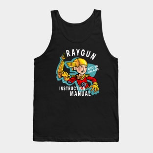 Retro Atompunk Raygun instruction manual Tank Top